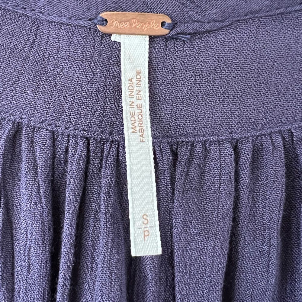 Free People Boho Stitch Up Your Heart Blouse - Picture 6 of 11